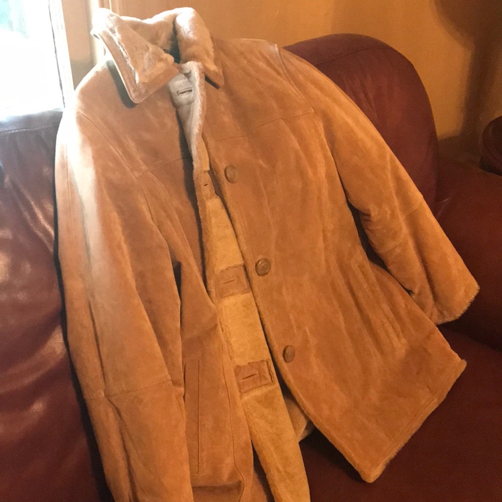 Suede coat